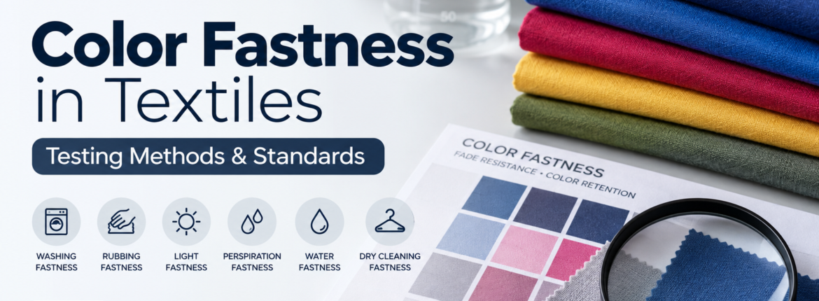 Color fastness in textiles testing methods and standards